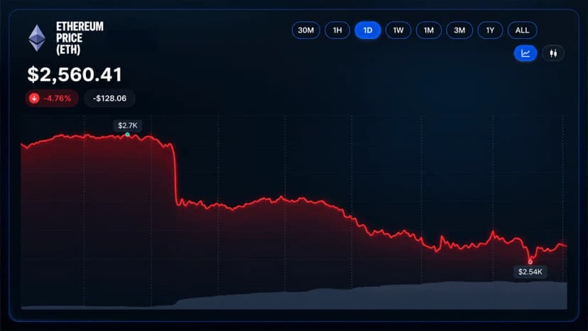 Ethereum Price Cracks as 3 Prediction Markets Make Their Calls