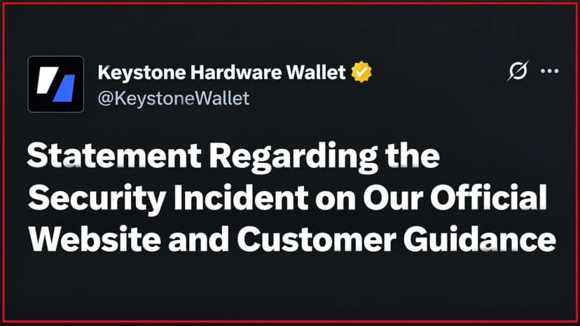 Keystone Breach Deepens as 18,835 Crypto Hardware Wallets Face Destruction