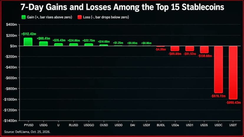 Stablecoin Market Sheds $12.7B as Crypto's Dry Powder Runs Thin
