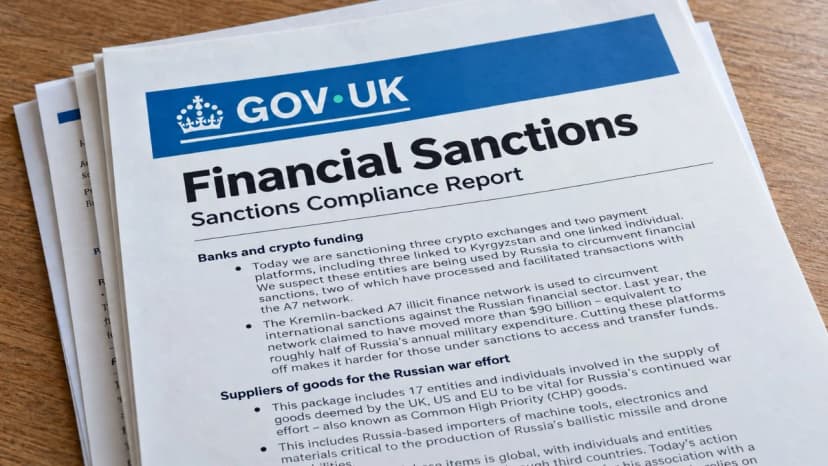 UK Sanctions Crypto Exchanges Over Suspected Russia-Linked Evasion