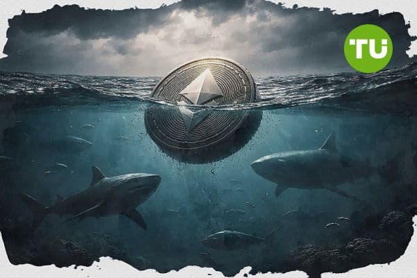 Cena Ethereum przełamuje kluczowe wsparcie, ponieważ likwidacje powodują gwałtowną wyprzedaż.